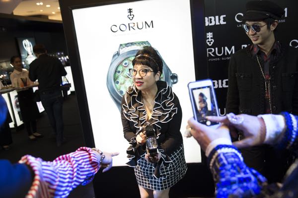 Cadeaux's Corum Bubble event at Central Chitlom on the 13th July 2016.